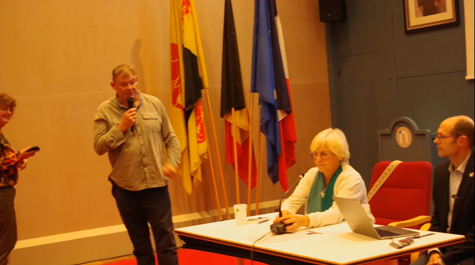 Photo de Isabelle Boulez, Pascal Rigot, Sophie Charlier et Olivier De Schutter